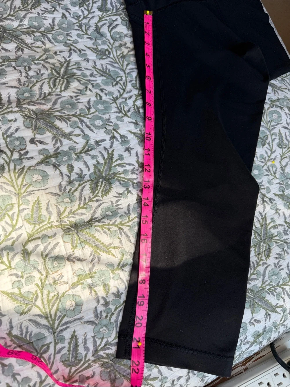 lululemon athletica Black Capri High-Rise Leggings